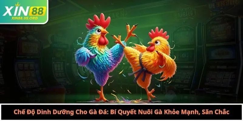 chế độ dinh dưỡng cho gà đá