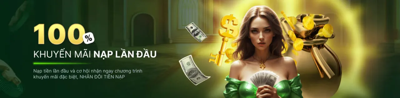 Xin88 khuyến mãi 100% giá trị nạp đầu